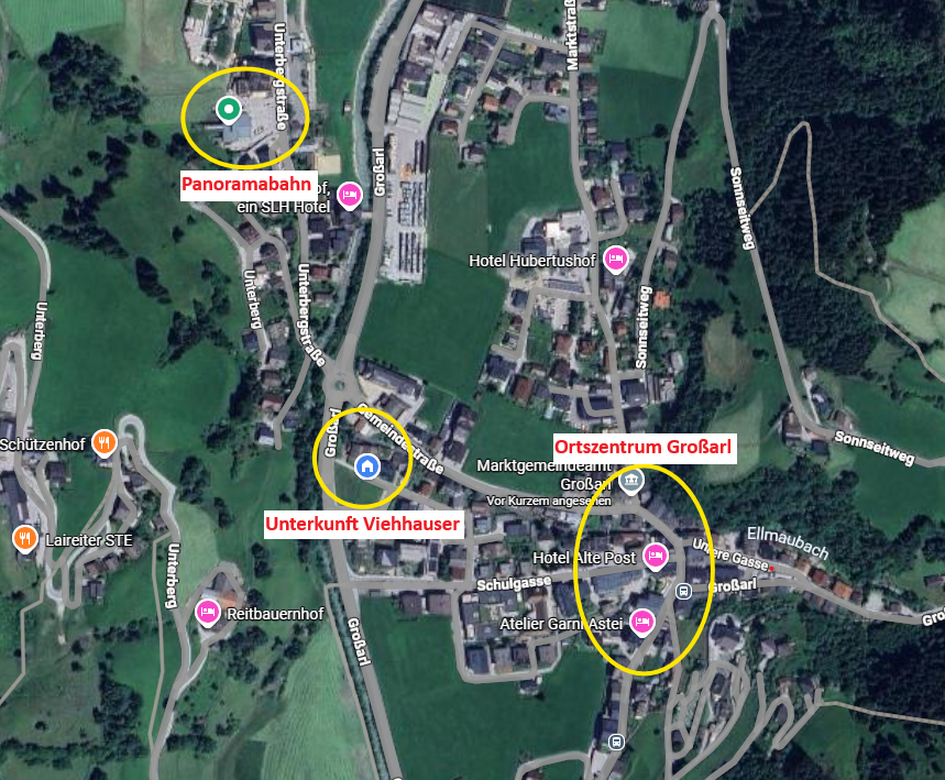 Ruhe und Erholung beim Wandern nahe Viehhauser