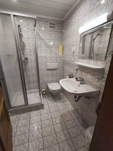 Badezimmer im Apartment Viehhauser modern und sauber